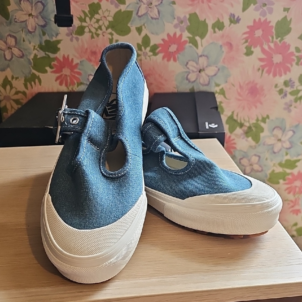Vans Denim T-strap Shoe